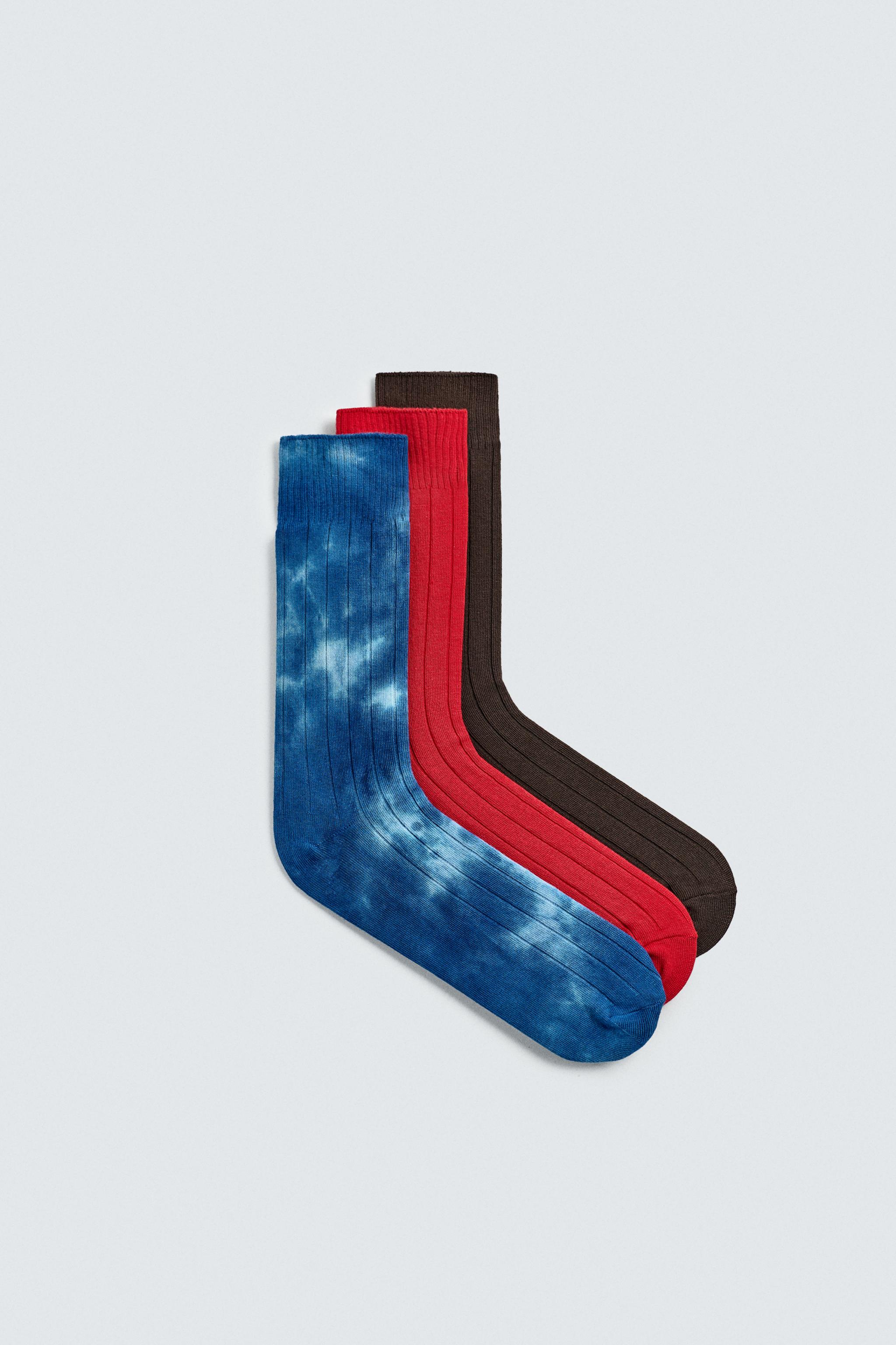 AARON LEVINE X ZARA PACK OF 3 RIBBED SOCKS